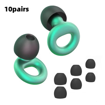 Silicone Earplugs for Swimming Sleep Noise Cancel Noise Reduction-Soundproof Reduce Disturbances -Quality loop Earplugs Apsilon