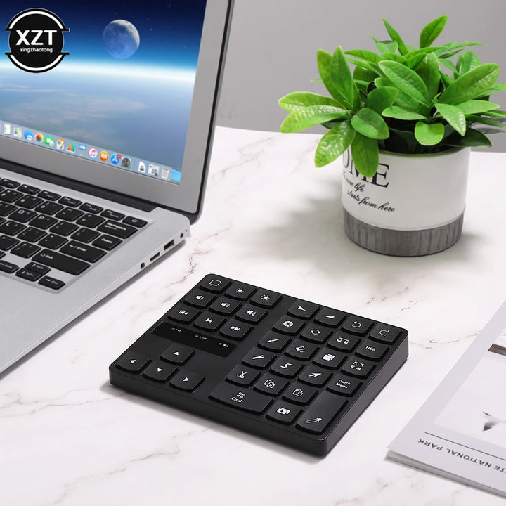 New Wireless Bluetooth 5.0 Dual Number Keyboard 35 Keys Laptop Charge Keyboard Chatpad Number Keyboard for Mac OS IOS iPad 키보드
