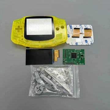 GBA IPS LCD no cut shell required easy to install 2.9 "IPS high brightness LCD and shell kit for Gameboy advance GBA Apsilon