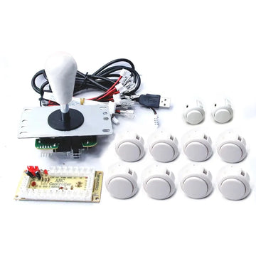 Copy SANWA Game Machine Arcade Console DIY Kit 8 Way Joystick Push Buttons For PC Raspberry Pi Zero Delay USB Board Controller Apsilon
