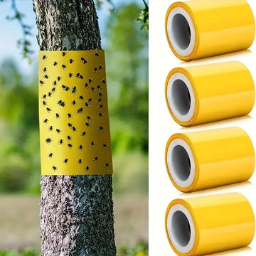 1 Roll Double-Sided Sticky Insect Barrier Tape Effective Against Outdoor Pest Control Self-Adhesive Suitable for Trees Gardens Apsilon