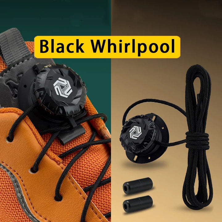 Fashion Swivel Buckle Laces Automatic Shoelace Without ties Kids Adult Sneakers No Tie Shoe laces Shoe accessories 1Pair/2Pair Apsilon