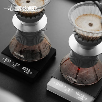 MHW-3BOMBER Digital Kitchen Coffee Scale High Precision Cyclic Rechargeable Espresso Electronic Scale Home Barista Accessories Apsilon