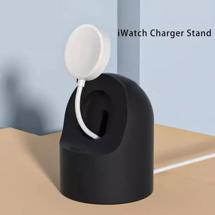 Charger Stand For Apple Watch Series Ultra/8/SE2/7/6/SE/4/3 49mm/45mm/44mm/42mm/41mm/40mm/38mm Durable Silicone Nightstand Mode Apsilon