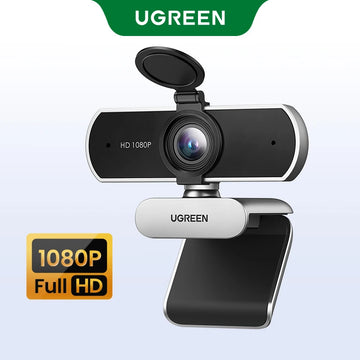 UGREEN 4K FHD 1080P Webcam 8MP for PC, PDAF Auto Focus, Dual AI Noise-Cancelling Mics, Web cam Camera for Zoom/Teams/Google Meet Apsilon