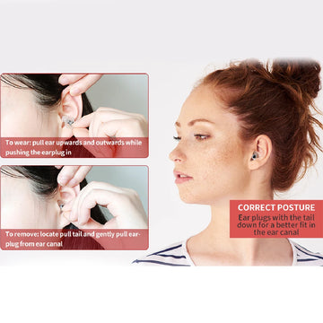 HUAK High Fidelity Silicone Ear Plugs for Noise Cancelling Washable Reusable Musicians Motorcycles Sleeping Work, Study, Swim Apsilon