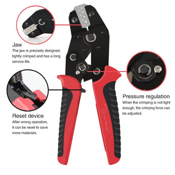 Crimping Tool Set Pressed Pliers Electrician Tools Electrical Terminals Clamp Electronics Pressing Connector Hand Jaws 58B 2549 Apsilon