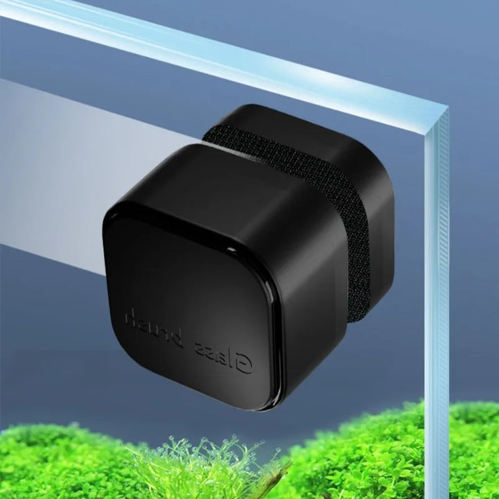 1pc Magnetic Aquarium Glass Cleaner Brush, Mini Square Plastic Algae Scraper for Fish Tank Maintenance Suitable for Various Fish Apsilon