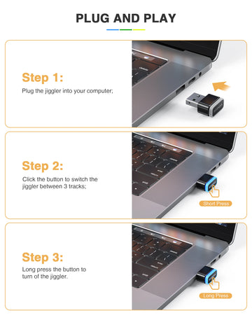 Undetectable Mouse Mover Keeps Computer Awake Simulate Mouse USB Mouse Jiggler Seenda Computer Accessories Apsilon
