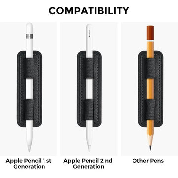 Storage Stylus Pen Holder Sticker Removable Adhesive Slot Anti-Lost Case Anti-lost Accessories Elastic Band for Apple Pencil 1/2 Apsilon