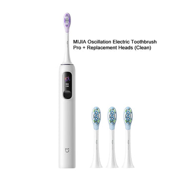 MIJIA Sonic Vibration Electric Toothbrush Pro,Smart 4 Modes, Long Battery Life, IPX8 Waterproof,LED Screen & Travel Lock Apsilon