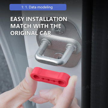 SEAMETAL Car Door Shock Absorber Universal Car Door Buckle Soundproof Deadener Damper Cushion Anti-Vibration Buffer Pad Apsilon