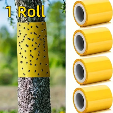 1 Roll Double-Sided Sticky Insect Barrier Tape Effective Against Outdoor Pest Control Self-Adhesive Suitable for Trees Gardens Apsilon