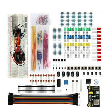 Electronic Components Kit Pack Starter DIY Project For Arduino UNO R3 Common Capacitors Resistors Capacitors 830-well Breadboard Apsilon