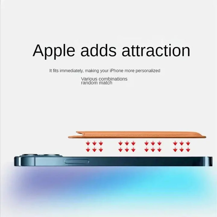For Magsafe Magnetic Leather Wallet Case For iPhone  17 16 15 14 13 12 11 8  Samsung Huawei Card Holder with Magnet Covers Apsilon