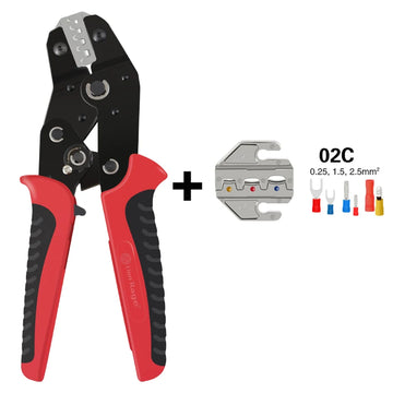 Crimping Tool Set Pressed Pliers Electrician Tools Electrical Terminals Clamp Electronics Pressing Connector Hand Jaws 58B 2549 Apsilon