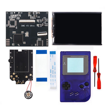 HISPEEDIDO For GameBoy DMG V5 IPS High Brightness Backlight LCD Ultra kits RIPS IPS LCD screen Mod For Game Boy DMG Classic menu Apsilon