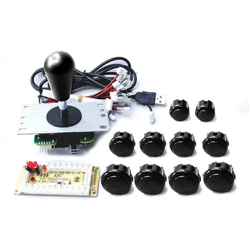 Copy SANWA Game Machine Arcade Console DIY Kit 8 Way Joystick Push Buttons For PC Raspberry Pi Zero Delay USB Board Controller Apsilon