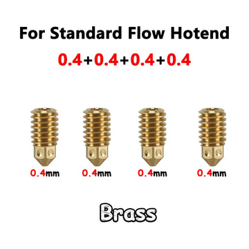 New High Quality H2D H2S H2C Hotend Kit with 0.2/0.4/0.6/0.8mm Hardened Steel Nozzle Replace Hotend Kit For Bambu H2D A1 A1mini Apsilon