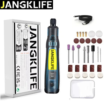 JANGKLIFE USB Cordless Rotary Tool Kit Woodworking Engraving Pen DIY For Jewelry Metal Glass Mini Wireless Drill Apsilon