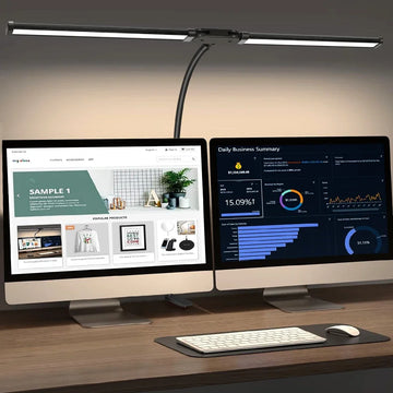 Double Single Head Led Clip Desk Lamp Dimmable Computer Table Lamps Monitor Light Architect Table Lamp for Office Reading Lights Apsilon