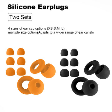 Silicone Earplugs for Swimming Sleep Noise Cancel Noise Reduction-Soundproof Reduce Disturbances -Quality loop Earplugs Apsilon