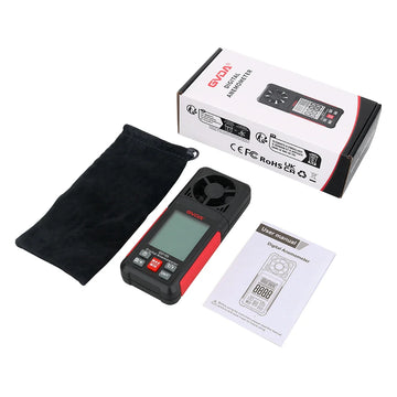 GVDA Digital Anemometer Handheld Wind Speed Meter GD155 for Measuring Wind Speed Temperature and Wind Chill with Backlight LCD Apsilon