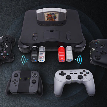 RetroScaler BlueRetro Wireless Game Controllers Adapter for Nintendo 64 Console to PS3 PS4 PS5 8bitdo Ultimate Game Contorllers Apsilon