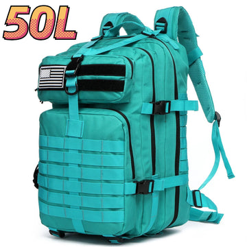 25L/50L 1000D Nylon Waterproof Trekking Fishing Hunting Bag Backpack Outdoor Rucksacks Tactical Sports Camping Hiking Apsilon