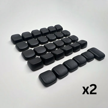 KLP Lamé Keycaps - Injection-Molded PBT Low Profile Keycaps for Kailh Choc V1 Choc V2 MX Switches KLP Lame MX Keycap Apsilon