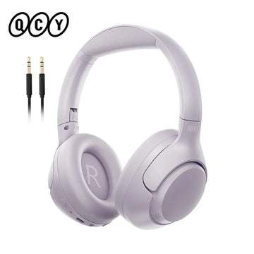 QCY H3 ANC Hi-Res Audio Wireless Bluetooth 5.4 Headphones Over Ear Headset 60Hrs 43dB Hybrid Active Noise Cancellation Earphone Apsilon