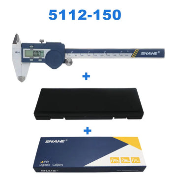 SHAHE New Hardened Stainless Steel 0-150mm Digital Caliper Vernier Calipers Micrometer Electronic Vernier Caliper Measuring Tool Apsilon