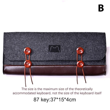 PU Felt keyboard carrying case bag Apsilon
