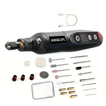 JANGKLIFE USB Cordless Rotary Tool Kit Woodworking Engraving Pen DIY For Jewelry Metal Glass Mini Wireless Drill Apsilon