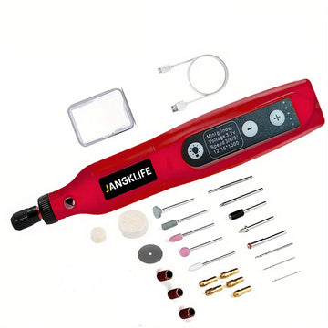 JANGKLIFE USB Cordless Rotary Tool Kit Woodworking Engraving Pen DIY For Jewelry Metal Glass Mini Wireless Drill Apsilon