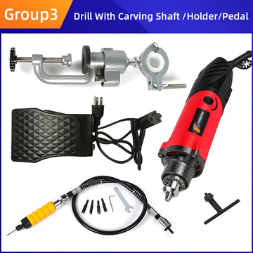 TUNGFULL Dremel Drill Engraving Tool 500W Engraving Drill Electric Drill 220v Mini Drill Tools Variable Speed For Polishing Apsilon