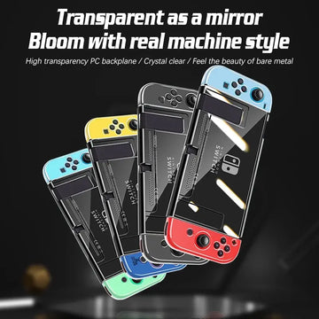 Suitable For Nintendo Switch High Transparency Pc Protective Case Game Console Handle Full Package Ultra Thin Split Protective Apsilon