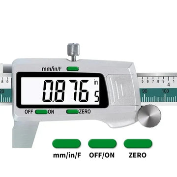 YIYOUBAO ET50 150mm Digital Caliper Stainless Steel Fraction / MM / Inch 0.01mm High Precision for Mechanical Components Measure Apsilon