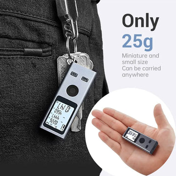 Mini Laser Rangefinder 30M High Precision Measurement Laser Distance 24g USB Rechargeable Handheld Distance Meter Smart Portable Apsilon