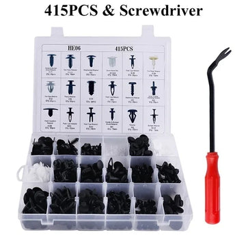 800pcs-100Pcs Car Fastener Clip Kit Fender Rivet Plastic Clips Auto Body Push Retainer Pin Rivet Bumper Door Trim Panel Repair Apsilon