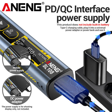 ANENG SL108 96W PD QC Digital Soldering Iron Kit Adjustable Temperature Fast Heat Portable Smart Tool for Electronic Repair Apsilon