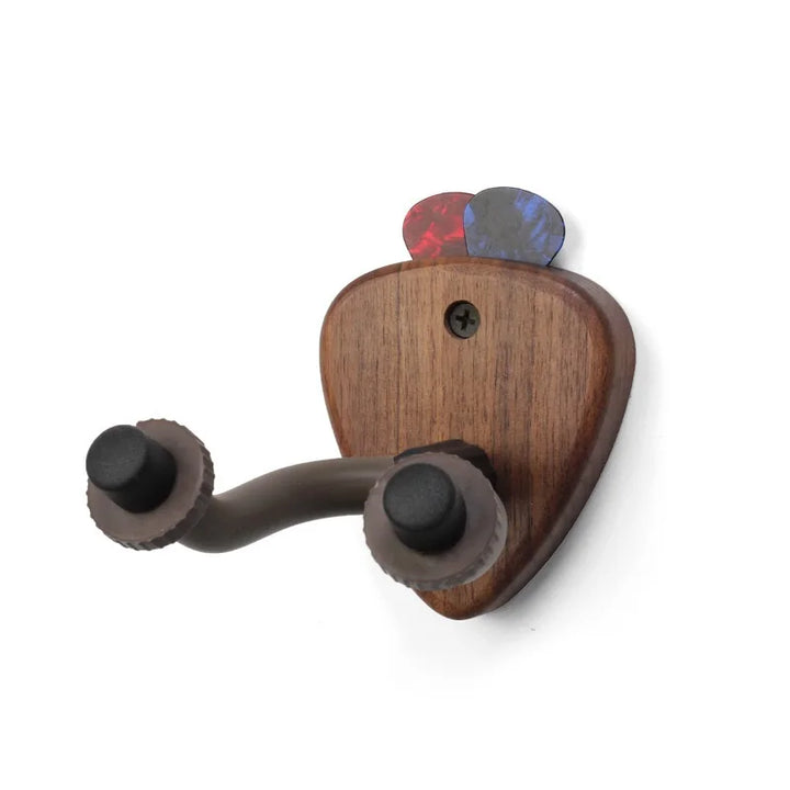 Wall Mount Guitar Hanger Holder Walnut Hook Ukulele Electric Guitar Bass Universal Bracket Adjustable Display Stand Apsilon