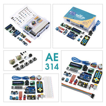 KUONGSHUN Super Starter Kit Including Breadboard 1602 IIC Jumper Wire Set R3 for Arduino UNO with Tutorial Apsilon