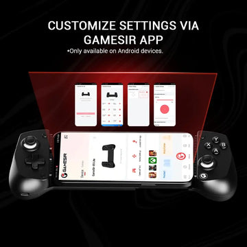 For GameSir X5 Lite Mobile Gaming Controller for Android & iPhone Hall Effect Joystick, Lightweight Ergonomic Phone Controller Apsilon
