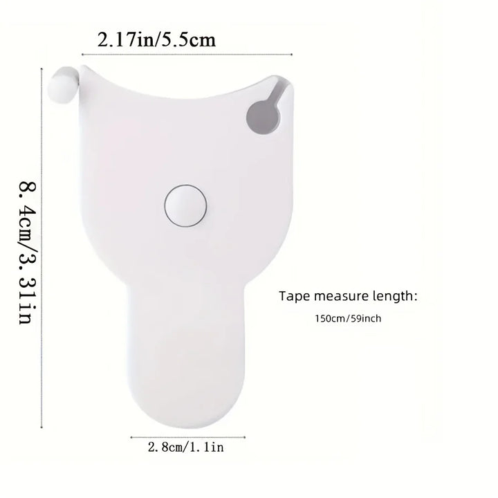 Automatic Telescopic Tape Measure Body Measuring Tape Sewing Ruler Tools Centimeter Tapes For Body Meter Measure White Tools Apsilon