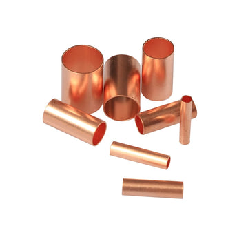 250pcs GT Copper Connecting Pipe Wire Joint Small Copper Tube Terminal Cable Lug Bootlace Ferrule Kit with Crimping Pliers Apsilon