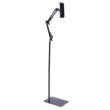Universal Ipad Stand Floor Tablet Bracket Adjustable Flexible Rotation Phone Holder 360° rotating Stand Support 4.72-7.09in Apsilon