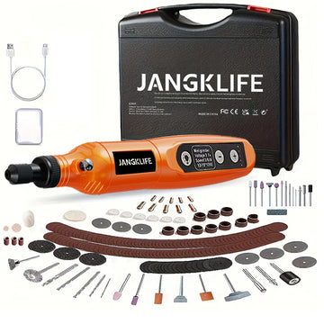 JANGKLIFE USB Cordless Rotary Tool Kit Woodworking Engraving Pen DIY For Jewelry Metal Glass Mini Wireless Drill Apsilon