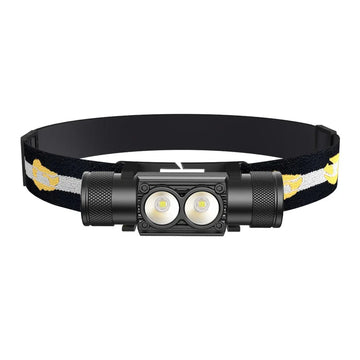 H25S Headlamp 18650 Headlight Dual SST40 LED 1200lm USB Rechargeable Outdoor Tactical Working Lamp Apsilon