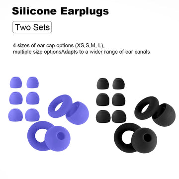 Silicone Earplugs for Swimming Sleep Noise Cancel Noise Reduction-Soundproof Reduce Disturbances -Quality loop Earplugs Apsilon